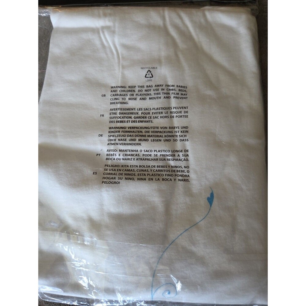 Fly Racing Script Tee White XL. NEW - Picture 2 of 2